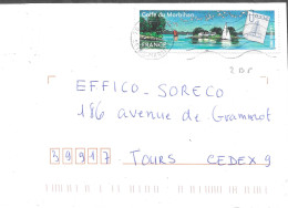 TIMBRE N° 3783  -   GOLF DU MORBIHAN   -  TARIF DU 1 3 05 AU 20 9 06  -  2005  -  SEUL SUR LETTRE - Postal Rates