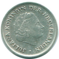 1/10 GULDEN 1962 NIEDERLÄNDISCHE ANTILLEN SILBER Koloniale Münze #NL12372.3.D.A - Niederländische Antillen