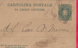 INTERO CARTOLINA POSTALE STEMMA C.5 (INT. 13) SENZA F.BOLLI AGGIUNTI DA "SU?+2.?-96*" PER CITTA' - Ganzsachen