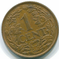 1 CENT 1968 NETHERLANDS ANTILLES Bronze Fish Colonial Coin #S10780.U.A - Nederlandse Antillen