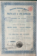 Minas Y Plomos - Sierra De Lujar - Granada - 1914 - Mijnen