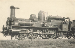 LOCOMOTIVES DU PLM - Machine N°202, à Vapeur Saturée. - Trains