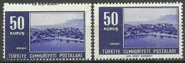 Turkey; 1964 Tourism ERROR "Shifted Perf." - Nuevos