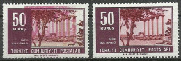 Turkey; 1964 Tourism ERROR "Shifted Print" - Ungebraucht