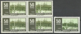 Turkey; 1964 Tourism ERROR "Shifted Print" - Ongebruikt