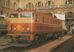TRENO TRASPORTO FERROVIARIO Vintage Cartolina CPSM #PAA712.A - Trenes