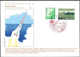 Japan Space Cover 1973. Rocket K-9M-42 Launch. Uchinoura - Asia