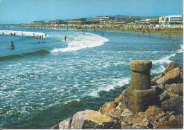 CPM  France Occitanie  11 Aude  Port La Nouvelle   La Plage Oblitérée Le 11-8-1982 - Port La Nouvelle