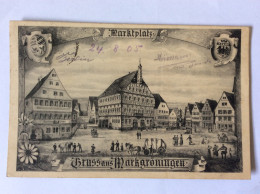 MARKGRÖNINGEN : Marktplatz - 1905 - Other & Unclassified