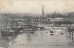 92 BILLANCOURT INONDATIONS 1910 VUE JARDINS ROUTE DE VERSAILLES - 3014 - Boulogne Billancourt