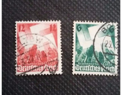 GERMANIA GERMANY ALLEMAGNE DEUTSCHLAND III REICH 1936 Party Rally - Used Stamps