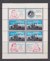 Roumanie 1971 PA 231 ** Feuillet Bloc De 4 Espace Apollo 15 - Blocs-feuillets