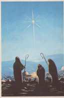 SAINTS Baby JESUS Christianity Religion Vintage Postcard CPSM #PBP872.A - Otros & Sin Clasificación