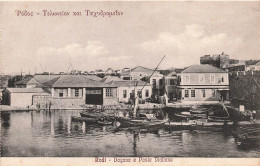 ITALIE - Rodi - Dogana E Poste Italiane - Bateaux - Le Quai - Carte Postale Ancienne - Foggia