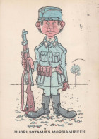 SOLDADOS HUMOR Militaria Vintage Tarjeta Postal CPSM #PBV839.A - Humoristiques