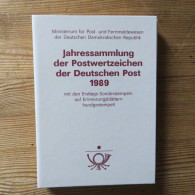 DDR Ersttagsblatt - Jahressammlung 1989 Mit ESST Handgestempelt Kat.-Wert 220,- - Sammlungen