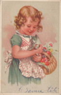 ENFANTS Portrait Vintage Carte Postale CPSMPF #PKG842.A - Retratos