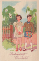 NIÑOS Escenas Paisajes Vintage Tarjeta Postal CPSMPF #PKG730.A - Scènes & Paysages