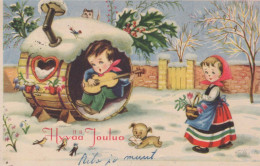 ENFANTS Scènes Paysages Vintage Carte Postale CPSMPF #PKG617.A - Scene & Paesaggi