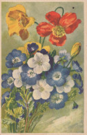 FLOWERS Vintage Ansichtskarte Postkarte CPA #PKE695.A - Flowers