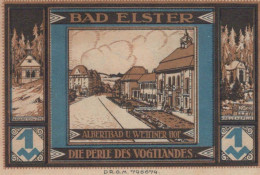 1 MARK 1914-1924 Stadt BAD ELSTER Saxony UNC DEUTSCHLAND Notgeld Banknote #PB227 - Lokale Ausgaben