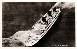 Paquebot S.S Normandie French Line - LE Havre - Angleterre - New-york - Passagiersschepen