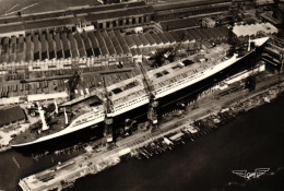 Lancement Du Paquebot France Aux Chantiers De L'Atlantique à Saint Nazaire Le 11 Mai 1960 - Le Havre New-York - Dampfer