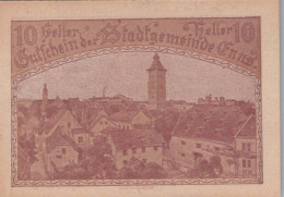 10 HELLER 1920 Stadt ENNS Oberösterreich Österreich Notgeld Papiergeld Banknote #PG536 - Lokale Ausgaben