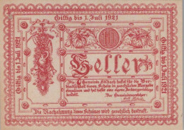 10 HELLER 1920 Stadt EDLBACH Oberösterreich Österreich Notgeld Banknote #PE797 - Lokale Ausgaben