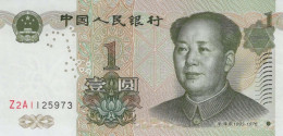 1 YUAN 1999 CHINESISCH Papiergeld Banknote #PJ356 - [11] Lokale Uitgaven