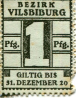 1 PFENNIG 1920 Stadt VILSBIBURG Bavaria DEUTSCHLAND Notgeld Papiergeld Banknote #PL498 - [11] Lokale Uitgaven
