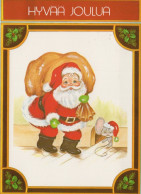 SANTA CLAUS CHRISTMAS Holidays Vintage Postcard CPSM #PAK200.GB - Santa Claus