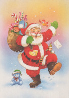 SANTA CLAUS CHRISTMAS Holidays Vintage Postcard CPSM #PAJ571.GB - Santa Claus