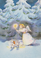 ANGEL CHRISTMAS Holidays Vintage Postcard CPSM #PAH988.GB - Anges