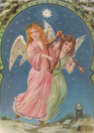 ANGEL CHRISTMAS Holidays Vintage Postcard CPSM #PAH856.GB - Angels