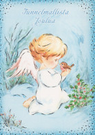ANGEL CHRISTMAS Holidays Vintage Postcard CPSM #PAH614.GB - Anges