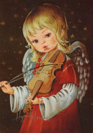 ANGEL CHRISTMAS Holidays Vintage Postcard CPSM #PAH362.GB - Angels