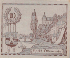 10 HELLER 1920 Stadt OTTENSHEIM Oberösterreich Österreich Notgeld Papiergeld Banknote #PG615 - [11] Emisiones Locales