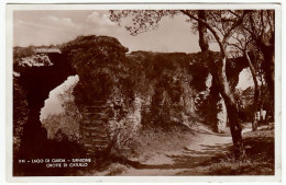 LAGO DI GARDA - SIRMIONE - GROTTE DI CATULLO - BRESCIA - 1938 - Vedi Retro - Formato Piccolo - Brescia