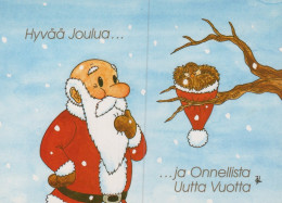 PÈRE NOËL NOËL Fêtes Voeux Vintage Carte Postale CPSM #PAK892.FR - Santa Claus