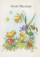 EASTER CHICKEN EGG Vintage Postcard CPSM #PBP210.GB - Pâques