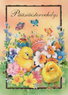 EASTER CHICKEN EGG Vintage Postcard CPSM #PBO647.GB - Easter