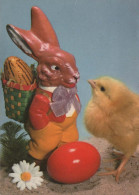 EASTER RABBIT EGG Vintage Postcard CPSM #PBO395.GB - Pâques