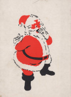 PAPÁ NOEL NAVIDAD Fiesta Vintage Tarjeta Postal CPSM #PAK550.ES - Santa Claus