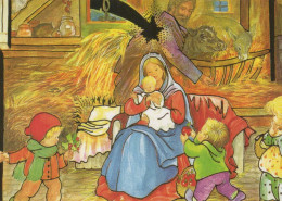 Vierge Marie Madone Bébé JÉSUS Noël Religion #PBB683.FR - Maagd Maria En Madonnas