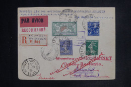 ALGÉRIE - Enveloppe De La 1ère Liaison Aérienne France / Madagascar / Réunion En  1929  - L 152553 - Brieven En Documenten