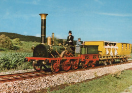 ZUG Schienenverkehr Eisenbahnen Vintage Ansichtskarte Postkarte CPSM #PAA987.DE - Trains