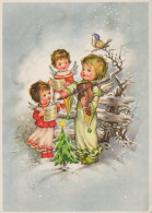 ENGEL WEIHNACHTSFERIEN Feiern & Feste Vintage Ansichtskarte Postkarte CPSM #PAG923.DE - Anges