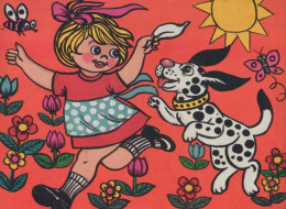 NIÑOS HUMOR Vintage Tarjeta Postal CPSM #PBV382.ES - Cartes Humoristiques