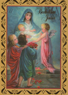 ÁNGEL Navidad Niño JESÚS Vintage Tarjeta Postal CPSM #PBP395.ES - Anges